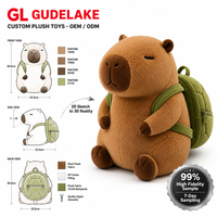 Porte-clés en peluche personnalisé en gros, jouet doux, breloque promotionnelle, cadeau publicitaire, souvenir de fête avec logo, faible MOQ
