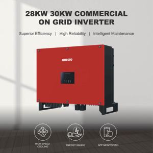 Inversor Solar con certificado TUV, dispositivo de onda sinusoidal pura MPPT Dual, trifásico para Industrial - Product Image 2