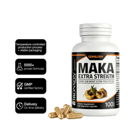 OEM ODM Herren Schwarze Maca Hartkapseln Kräuterergänzungsmittel Kräuterformel zur Steigerung der Körperenergie & Täglichen Vitalität
