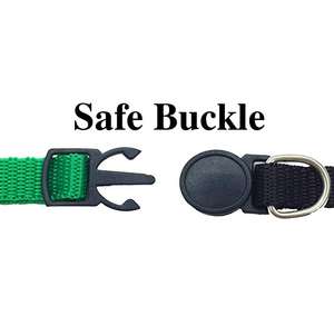 Ayarlanabilir ayrılıkçı evcil kedi Perros katı yaka kimlik yaka naylon yumuşak tanımlama renkli Kitty yavru köpek kolye - Product Image 3