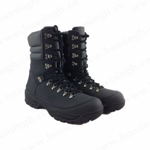 <span class=keywords><strong>WYX</strong></span>,8 pouces plein cuir nubuck supérieur noir bottes de Combat quotidien Super forte adhérence EVA + semelle extérieure en caoutchouc bottes de randonnée HSM169 - Product Image 2