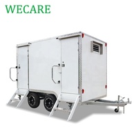 Wecare remorque mobile d'extérieur de luxe portable pour salles de bains toilettes portables remorque camping caravane toilette fabricants à vendre