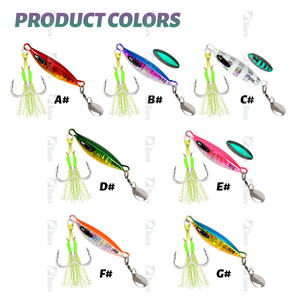 Nouveau produit transfrontalier Leurre Mini Plaque Métallique Longue Portée 20g-60g pour Pêche en Mer, Pêche en <span class=keywords><strong>Bateau</strong></span>, Eau Douce, Bass, Brochet, Simulation - Product Image 6