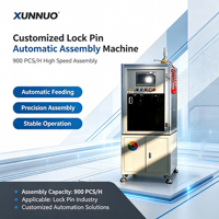 Système d'assemblage automatique avancé XUNNUO à commande PLC pour poussoirs à ressort, technologie de motorisation multi-tension, garantie 1 an
