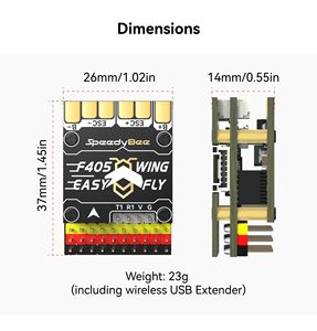 Ventes chaudes JHEMCU RuiBet 45A/55A ESC BLHELI_S Dshot600 4 en 1 ESC sans balais 3-6S 30.5X30.5 M4 pour contrôleur de vol RC Drone - Product Image 6