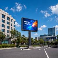 Módulo de Pantalla LED para Exteriores con Clasificación IP65, 5000cd de Alto Brillo, Pantalla SMD a Todo Color de 320x160mm, Panel Publicitario Resistente a la Luz Solar