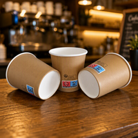 Gobelets en papier jetables de 6 oz, 8 oz, 12 oz, vente directe d'usine, très utilisés et très demandés en Europe