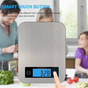 Cocina Escala de pesaje de acero inoxidable de tipo digital dieta de alimentos de cocina Escala de 22lb - Product Image 4