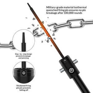 Factory Nail Gun Gun Nail Gun Internal Slag Discharge Staple Gun Double Silencer Nagler Ceiling Tool Ceiling Fixed - Product Image 4