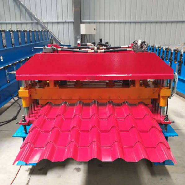 Новый дизайн, автоматический стальной профиль, оцинкованная трапециевидная машина для Кровельного Листового Металла