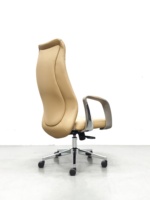 Chaise de bureau confortable, chaise de bureau ergonomique en cuir