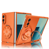 Para Samsung Galaxy Z Fold 8 Wide 7 6 5 360 °   Funda Plegable para PC con Anillo Magnético, Tacto Suave, Protección Completa a Prueba de Golpes