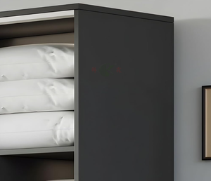 <span class=keywords><strong>Armadio</strong></span> Moderno Multifunzionale in Legno <span class=keywords><strong>con</strong></span> <span class=keywords><strong>Ante</strong></span> <span class=keywords><strong>Scorrevoli</strong></span>, Guardaroba Indipendente <span class=keywords><strong>con</strong></span> Ripiani e Asta Appendiabiti <span class=keywords><strong>per</strong></span> la Camera da Letto - Product Image 3