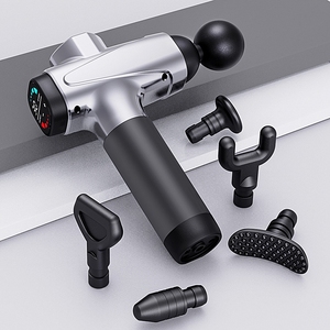 Pistola <span class=keywords><strong>de</strong></span> <span class=keywords><strong>Masaje</strong></span> Muscular Portátil 2025, Silenciosa, <span class=keywords><strong>de</strong></span> Percusión Profunda, Masajeador Fascial con 6 Cabezales <span class=keywords><strong>de</strong></span> <span class=keywords><strong>Masaje</strong></span>, Pantalla Táctil LCD - Product Image 1