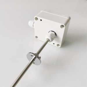 مجس حرارة صلب 8 بوصات <span class=keywords><strong>PT1000</strong></span> ثلاثي الأسلاك مع جهاز إرسال RTD <span class=keywords><strong>4</strong></span>-20 مللي أمبير لاستشعار قنوات الهواء في أنظمة التدفئة والتهوية وتكييف الهواء - Product Image 4