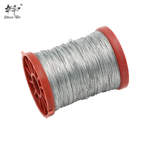 Fil de cadre en acier inoxydable 0.5mm pour l'apiculture Fil neuf/dessiné pour outils de ruche Norme ANSI applicable pour l'élevage d'animaux de ferme - Product Image 1