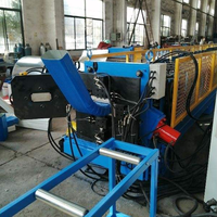 Machine de formage à froid pour tuyaux de descente de pluie en acier galvanisé PPGI de 0,3 à 0,8 mm pour système de drainage des eaux pluviales de toiture