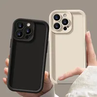 Coque Souple en TPU Couleur Bonbon pour iPhone 18 17 17e 16 14 15 Pro Plus 13 12 11 Pro Max 16e – Housse de Téléphone en Silicone Antichoc Fundas