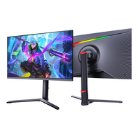 Nuevo Monitor Gaming Curvo HDR de 27 Pulgadas 2026 con Baja Luz Azul, 180Hz/165Hz, Pantalla 4K, Altura Ajustable y Altavoces Integrados
