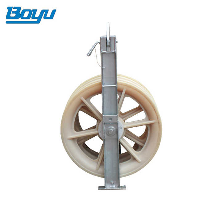 Large Diameter Stringing Block Nylon Sheave Lifting Cable Pulley ...