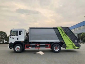 Camion Compattatore per Rifiuti Usato Dongfeng 4X2 12CBM Direttamente dalla Fabbrica |   Smaltimento Professionale dei Rifiuti Urbani - Product Image 2