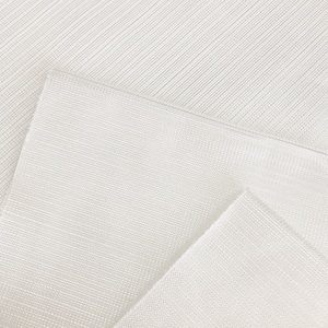 Sheer fabric White Flower Lace Luxury Floral Transparent Polyester sheer mesh tulle fabric material - Product Image 1