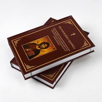 Impression de livres de luxe sur mesure à couverture rigide avec dorure à chaud, papier couché et reliure cousue, impression de romans, MOQ 1000 pièces, prix usine