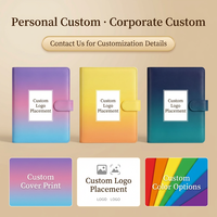 Carnet de notes en gros pour cadeaux de festival, couverture colorée, avec tableau de défi et d'incitation à l'épargne personnalisé, usine de fabrication