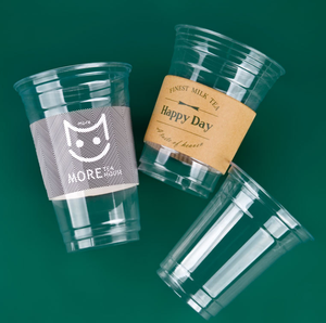 Tasse en plastique personnalisable Tasse en plastique colorée 2 en 1 pour collation et boisson Tasse pour boisson froide pour café et thé au lait - Product Image 3