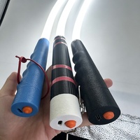 Lampe torche LED flexible rechargeable par USB, 73 cm, portable, 800 lumens, pour réparation automobile, avec base magnétique