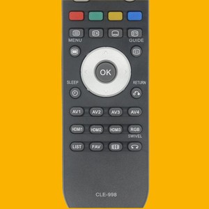 Télécommande à perles de cristal CLE-998 pour téléviseur plasma Hitachi, affichage numérique LED, noir - Product Image 4