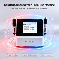 Appareil de soin de la peau du visage au carbone et à l'oxygène pour bureau, avec massage circulaire 4D, dispositif de thérapie anti-âge pour usage domestique