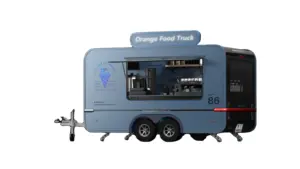 Customized Dining Truck Hot Dog Pizza Coffee Ice Cream Mobile Camping Trailer Mall Night Market Buffet Car Food Truck