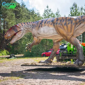 Museum 3d Levensgrote Robot Realistische Animatronic Dinosaurus Grote T-Rex Dinos Beelden Model Voor Park