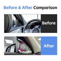 Altavoz LED 4D Giratorio con Luz Ambiental de 64 Colores para Mercedes-Benz Clase S W222 2014-2020, Mejora del Interior