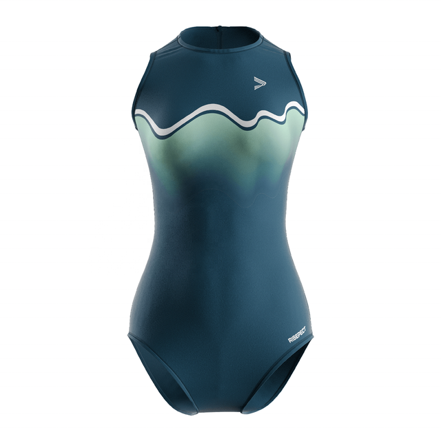 Elite Racing Swimsuit UPF 50+ Chlorine-Resistant Women's Lightweight Fast-Drying One Piece for Competitive Swimming