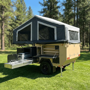Remolque de Campamento Todoterreno de Lujo 4x4 con Suspensión Independiente, Cocina Extraíble, <span class=keywords><strong>Caravana</strong></span> de Viaje Ligera - Product Image 1
