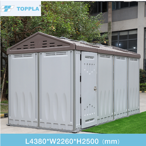 <span class=keywords><strong>Comprar</strong></span> directo de fábrica de China fabricante TOPPLA marca cobertizo modular cobertizos de vinilo de plástico y almacenamiento de cobertizos de plástico almacenamiento al aire libre - Product Image 4