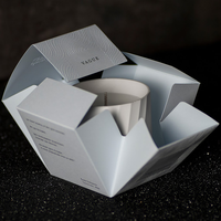 Mescente luxe logo personnalisé et emballage noël bougies parfumées coffret cadeau avec boîte