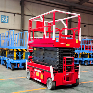 Plataforma Elevadora de Tijera Autopropulsada Eléctrica Leepa con Certificación CE, de 4 a 18 Metros, Plataforma de Acero de Manganeso de Alta Resistencia, Capacidad para 2 Personas - Product Image 1