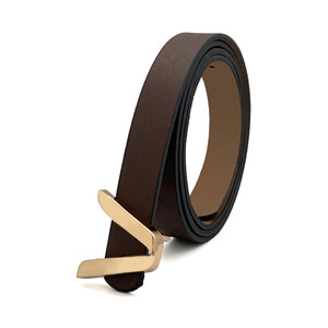 2021 cinturón de cintura para <span class=keywords><strong>mujer</strong></span>, Cinturón fino con hebilla en V, decoración de ropa versátil, <span class=keywords><strong>cinturones</strong></span> de sellado de cintura pequeña para niñas - Product Image 5