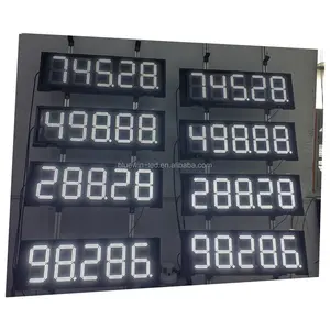 custom 7 segment led 8 inch 888.88 led gas price displays