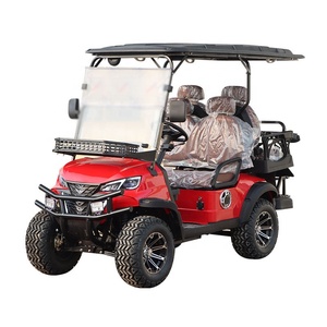 Carrello da Golf Vintage All'ingrosso, Mini <span class=keywords><strong>Auto</strong></span> Elettrica a Quattro Posti 60V 72V 3.5KW 4KW 5KW, Carrello da Golf Leggero per 4 Persone - Product Image 5