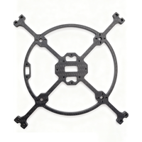Châssis pliable en fibre de carbone pour drone, plaque supérieure multi-axes CNC personnalisée pour drone industriel, compatible multi-marques