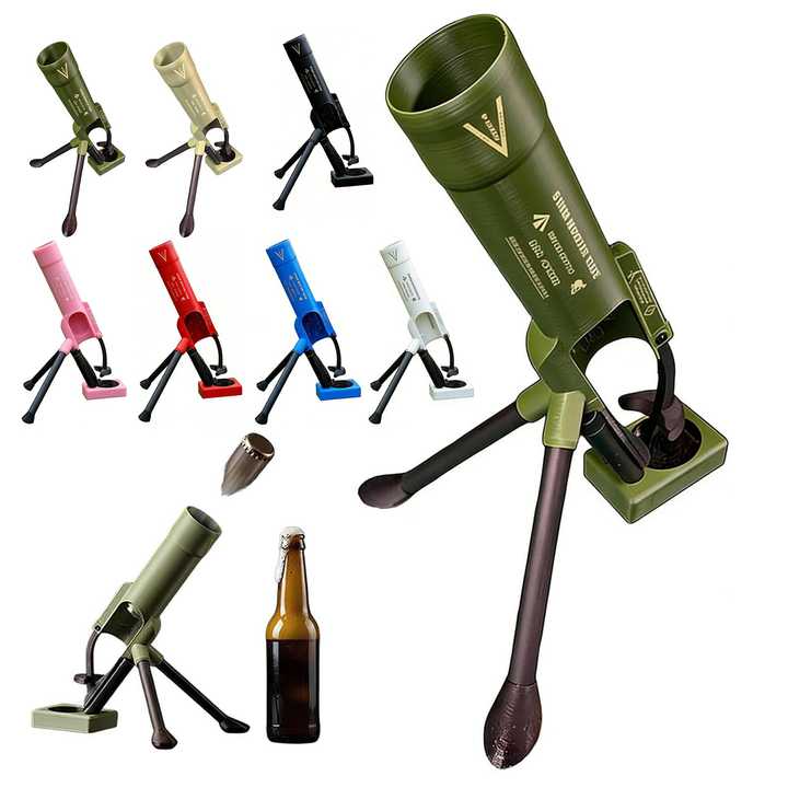 The Mortar — 51mm tactical hands-free cap launcher tube