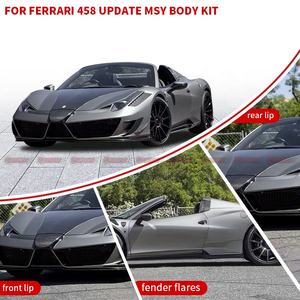 Nuevo Kit de Carrocería de Fibra de Carbono Estilo MSY para Ferrari 458, Parachoques Delantero y Trasero, Guardabarros, Capó, Alerón - Product Image 4