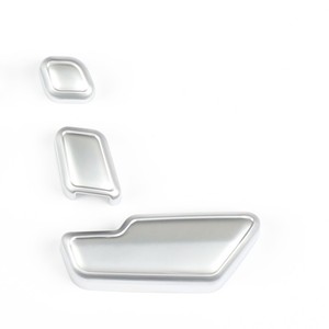 Cubiertas para botones de ajuste de asiento Xingbaiwang para Mercedes-Benz Clase C, E, GLK, GLA, CLS, ML, GL, de plástico ABS, estilo de lujo - Product Image 3