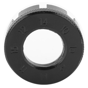 Clé à rayons de vélo 8 voies, clé à rayons de vélo, clé à rayons de roue, outil de réparation de jantes, noir - Product Image 3