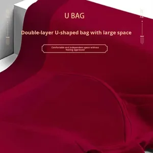 Boxer short homme rouge en modal sans couture, taille mi-haute, respirant et écologique, pour le Nouvel An chinois - Product Image 4