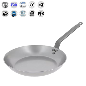 Bán Buôn 20-30Cm Carbon Thép Fry <span class=keywords><strong>Pan</strong></span> Dầu Ướt Nấu Ăn <span class=keywords><strong>Pan</strong></span> Dày 3.0Mm Chảo Cho Nhà Hàng - Product Image 2